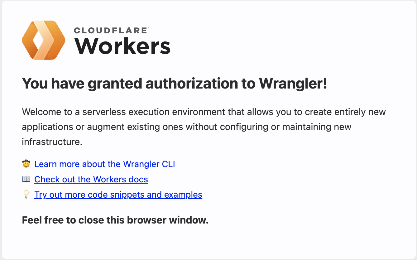 wrangler login